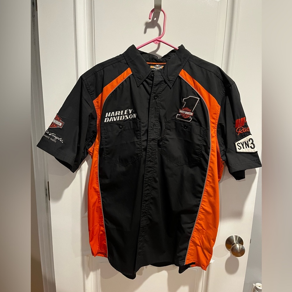 Harley Davidson button up